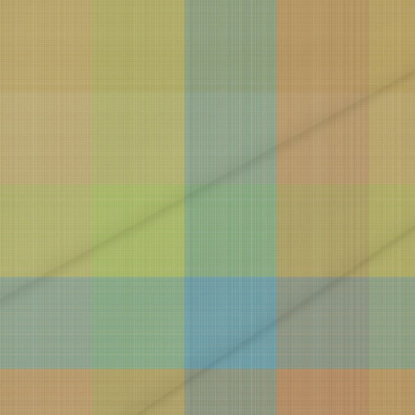 Lemon Zest Tartan Plaid – Surface Pattern for Fabric Design — Cotton Fabric Swatch