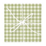 Lime & Stone Gingham Check – Fabric Repeat Pattern Digital Download — Wrapped Gift Box