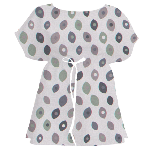 Mauve & Steel Ankara – Fabric Repeat Pattern Digital Download — Women's Dress