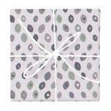 Mauve & Steel Ankara – Fabric Repeat Pattern Digital Download — Wrapped Gift Box