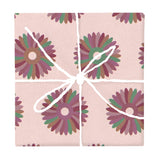 Merlot Blush Ankara – Surface Pattern for Fabric Design — Wrapped Gift Box