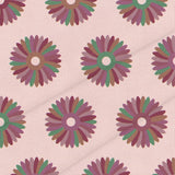 Merlot Blush Ankara – Surface Pattern for Fabric Design — Cotton Fabric Swatch