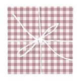 Merlot Blush Gingham Check – Fabric Repeat Pattern Digital Download — Wrapped Gift Box