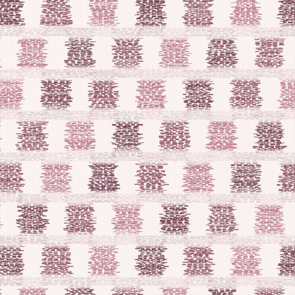 Merlot Blush Ikat Weave – Surface Pattern for Fabric Design