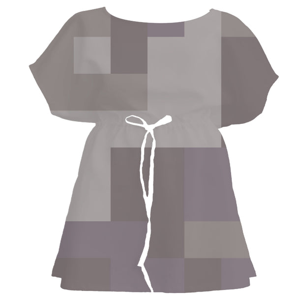 Monochrome Color Block – Fabric Repeat Pattern Digital Download — Women's Dress