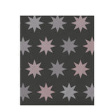 Monochrome Moroccan Tile – Surface Pattern for Fabric Design — Draped Fabric on Shiplap