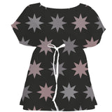 Monochrome Moroccan Tile – Surface Pattern for Fabric Design — Women's Dress