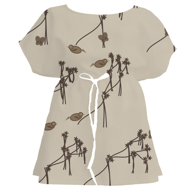 Mudcloth Earth Chinoiserie – Seamless Pattern for Fabric & Wallpaper — Women's Dress