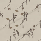 Mudcloth Earth Chinoiserie – Seamless Pattern for Fabric & Wallpaper — Cotton Fabric Swatch