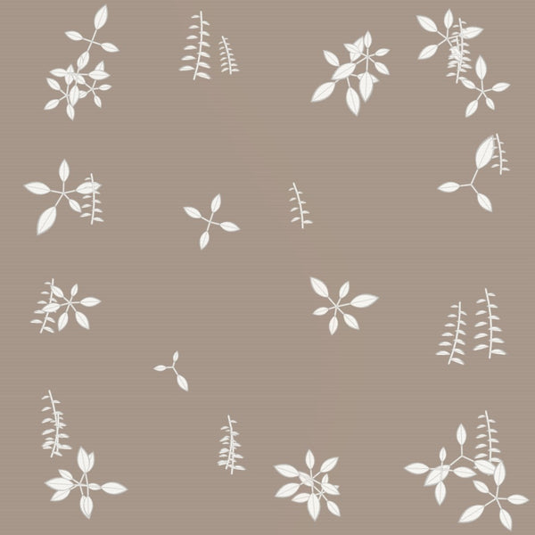 Mushroom Taupe Botanical – Surface Pattern for Fabric Design