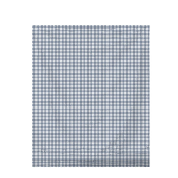 Navy Washed Gingham Check – Fabric Repeat Pattern Digital Download — Draped Fabric on Shiplap