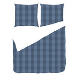 Navy Washed Gingham Check – Fabric Repeat Pattern Digital Download — Duvet & Pillows