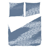 Navy Washed Ikat Weave – Surface Pattern for Fabric Design — Duvet & Pillows