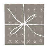 Oatmeal Adire – Surface Pattern for Fabric Design — Wrapped Gift Box