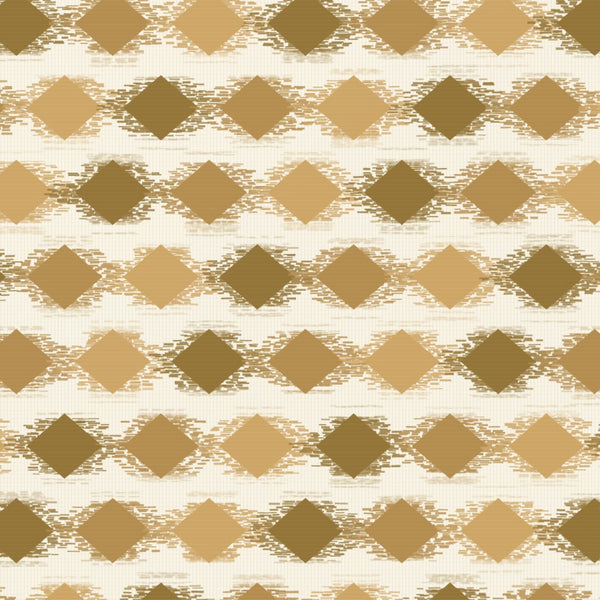 Ochre Wash Ikat Weave – Surface Pattern for Fabric Design