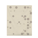 Ochre Wash Polka Dot – Seamless Pattern for Fabric & Wallpaper — Draped Fabric on Shiplap