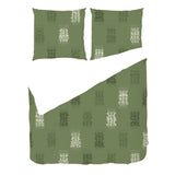 Olive Drab Ikat Weave – Fabric Repeat Pattern Digital Download — Duvet & Pillows