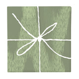 Olive Drab Ikat Weave – Surface Pattern for Fabric Design — Wrapped Gift Box