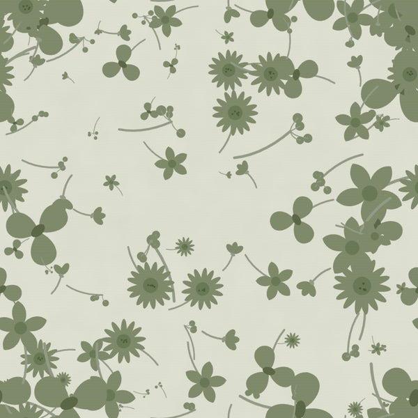 Olive Grove Floral – Fabric Repeat Pattern Digital Download