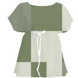 Olive Grove Geometric – Fabric Repeat Pattern Digital Download — Women's Dress