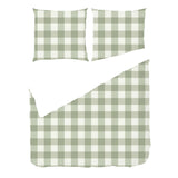 Olive Grove Gingham Check – Fabric Repeat Pattern Digital Download — Duvet & Pillows