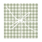 Olive Grove Gingham Check – Fabric Repeat Pattern Digital Download — Wrapped Gift Box