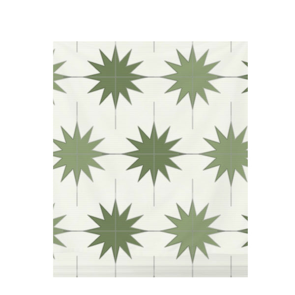 Olive Grove Moroccan Tile – Fabric Repeat Pattern Digital Download — Draped Fabric on Shiplap