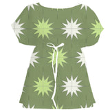 Olive Grove Moroccan Tile – Fabric Repeat Pattern Digital Download — Women's Dress