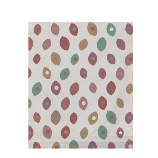Oxblood Classic Ankara – Seamless Pattern for Fabric & Wallpaper — Draped Fabric on Shiplap