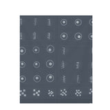 Payne's Grey Adire – Surface Pattern for Fabric Design — Draped Fabric on Shiplap