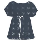Payne's Grey Adire – Surface Pattern for Fabric Design — Women's Dress