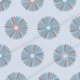 Powder Wave Ankara – Surface Pattern for Fabric Design — Cotton Fabric Swatch