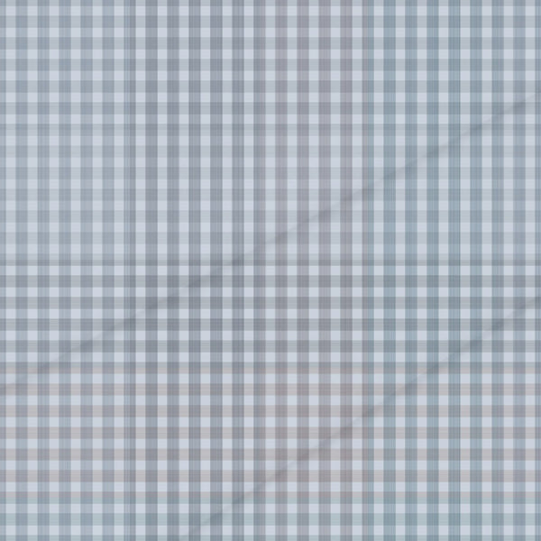 Powder Wave Tartan Plaid – Surface Pattern for Fabric Design — Cotton Fabric Swatch