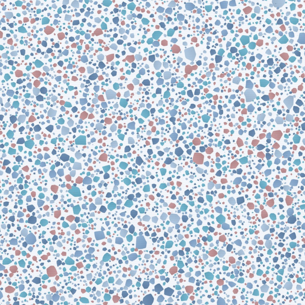 Powder Wave Terrazzo – Seamless Pattern for Fabric & Wallpaper