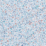 Powder Wave Terrazzo – Seamless Pattern for Fabric & Wallpaper — Cotton Fabric Swatch