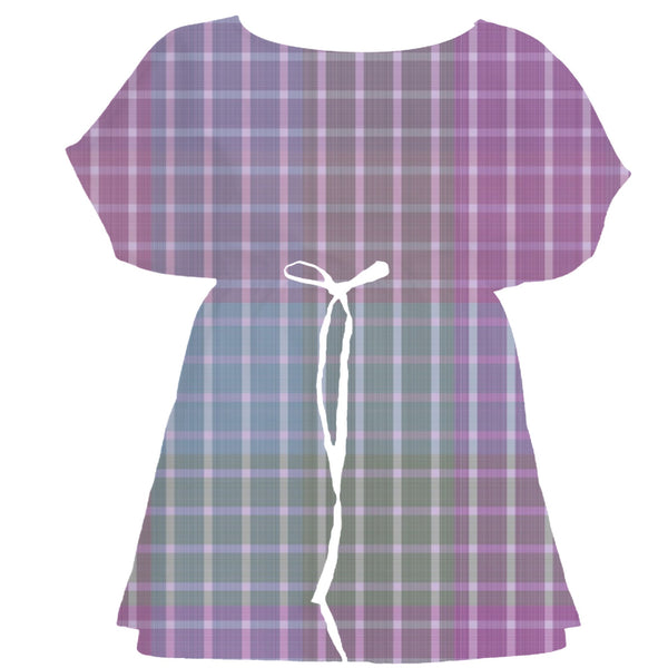 Rainbow Tartan Plaid – Surface Pattern for Fabric Design — Women's Dress
