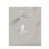Raw Plaster Tropical – Seamless Pattern for Fabric & Wallpaper — Draped Fabric on Shiplap