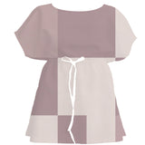 Rose Dust Geometric – Fabric Repeat Pattern Digital Download — Women's Dress