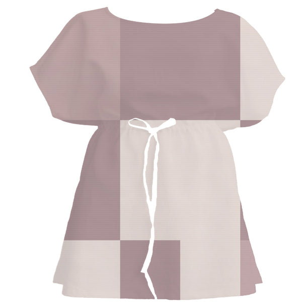 Rose Dust Geometric – Fabric Repeat Pattern Digital Download — Women's Dress