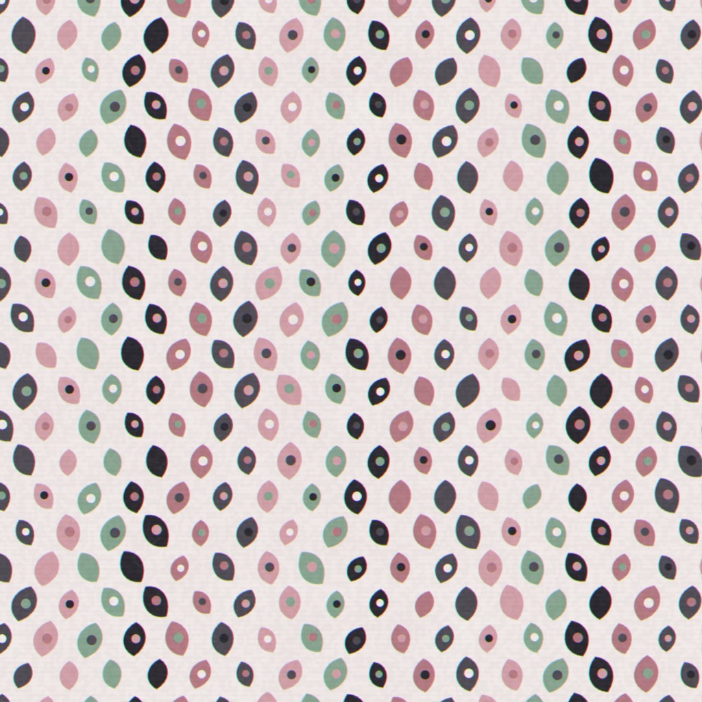 Rose Graphite Ankara – Seamless Pattern for Fabric & Wallpaper