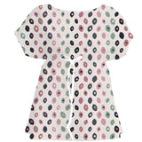 Rose Graphite Ankara – Seamless Pattern for Fabric & Wallpaper — Women's Dress