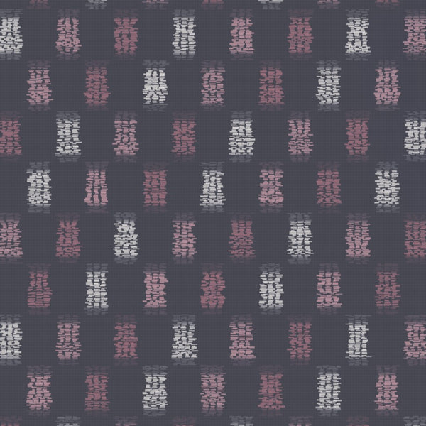 Rose Graphite Ikat Weave – Fabric Repeat Pattern Digital Download