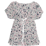 Rose Graphite Terrazzo – Seamless Pattern for Fabric & Wallpaper — Women's Dress