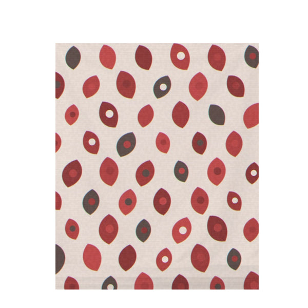Rothko Crimson Ankara – Seamless Pattern for Fabric & Wallpaper — Draped Fabric on Shiplap