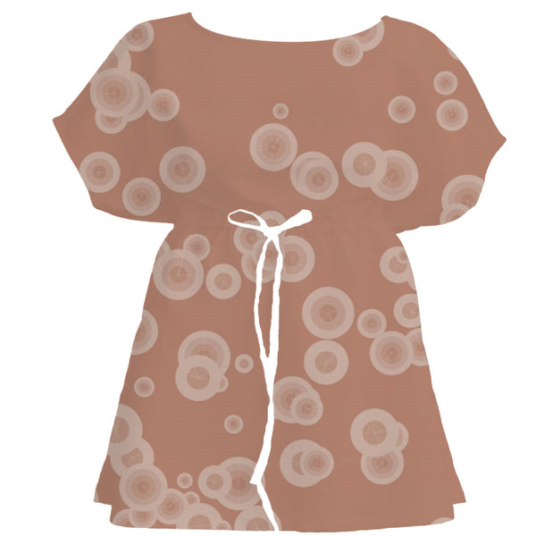 Rust & Slate Adire – Seamless Pattern for Fabric & Wallpaper — Women's Dress