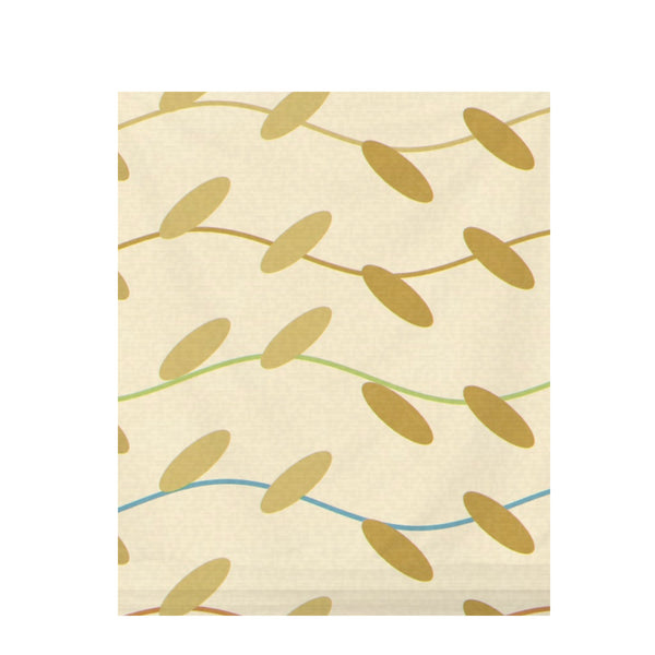 Saffron & Cream Ankara – Surface Pattern for Fabric Design — Draped Fabric on Shiplap