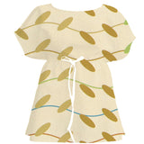Saffron & Cream Ankara – Surface Pattern for Fabric Design — Women's Dress