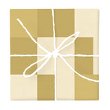 Saffron & Cream Geometric – Fabric Repeat Pattern Digital Download — Wrapped Gift Box