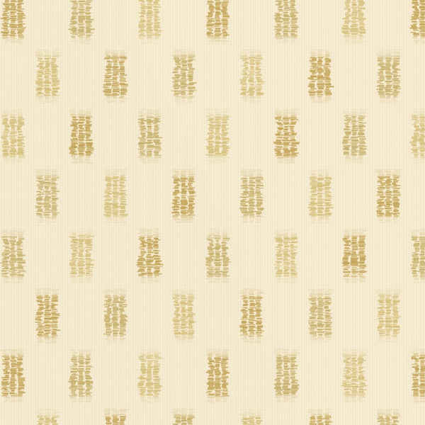 Saffron & Cream Ikat Weave – Seamless Pattern for Fabric & Wallpaper