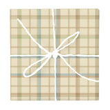 Saffron & Cream Tartan Plaid – Fabric Repeat Pattern Digital Download — Wrapped Gift Box